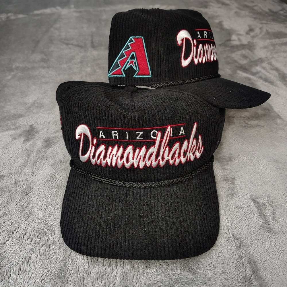 '47 Brand Arizona Diamondbacks Black Corduroy Double Header Rope Hitch Snapback